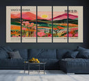 Yayoi Kusama Landscape Wall Art Canvas Print – Vibrant