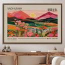 Yayoi Kusama Landscape Wall Art Canvas Print – Vibrant