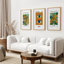 Modern Abstract Flower Marker Set of 3 Piece by Wall Art Set