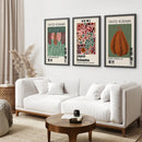 Contemporary Yayoi Kusama Retro Wall Art Decor by Wall Art Set