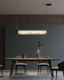Alabaster Years Linear Pendant Light