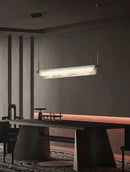 Alabaster Years Linear Pendant Light
