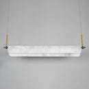 Alabaster Years Linear Pendant Light
