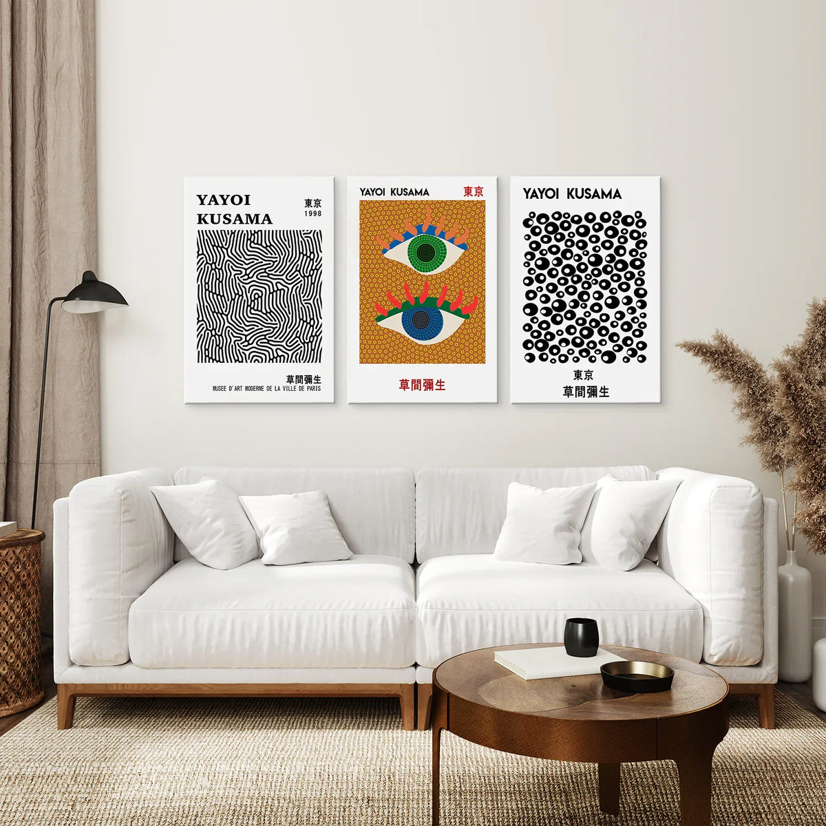 Japanese Yayoi Kusama Famous Wall Art Decor, photo 7 of 9