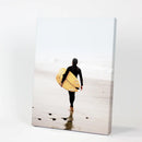 Yellow Surfboard Poster. Coastal Lifestyle Themed Print by Wall Art Set