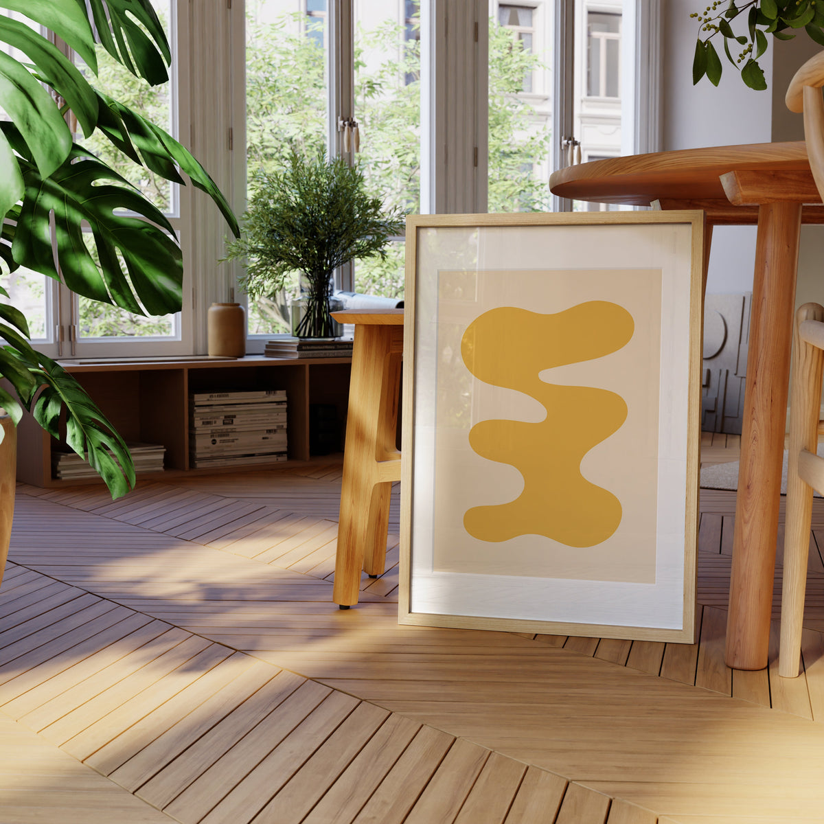 Yellow Abstract Shape, photo 4 of 4