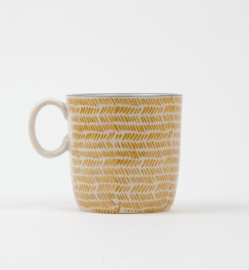 Summer Day Mug - Yellow Dash