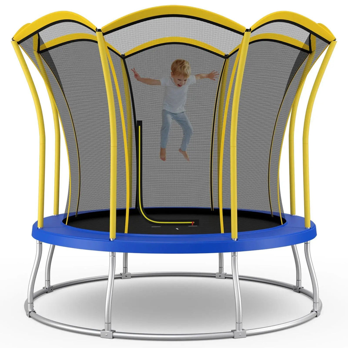 10 Feet Unique Flower Shape Trampoline with Galvanized Steel Frame, photo 9 of 9