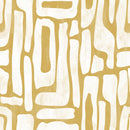 Yellow Geometric Wallpaper – Modern Abstract Pattern