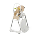 4-in-1 Foldable Baby High Chair with 7 Adjustable Heights and Free Toys Bar by LJGDeals