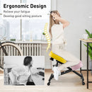 Adjustable Ergonomic Kneeling Chair with Upgraded Gas Spring Rod and Thick Foam Cushions by LJGDeals