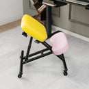 Adjustable Ergonomic Kneeling Chair with Upgraded Gas Spring Rod and Thick Foam Cushions by LJGDeals