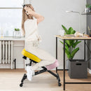 Adjustable Ergonomic Kneeling Chair with Upgraded Gas Spring Rod and Thick Foam Cushions by LJGDeals
