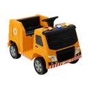12V Kids Ride-on Garbage Truck with Warning Lights and 6 Recycling Accessories by LJGDeals