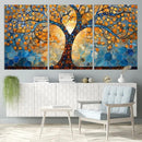 Yggdrasil Tree of Life Mosaic Stained Glass Wall Art,