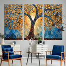 Yggdrasil Tree of Life Mosaic Stained Glass Wall Art,