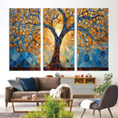 Yggdrasil Tree of Life Mosaic Stained Glass Wall Art,