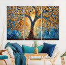 Yggdrasil Tree of Life Mosaic Stained Glass Wall Art, by MyGreatCanvas | Canvas Wall Art Prints | Photo Prints & Wall Decor