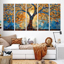 Yggdrasil Tree of Life Mosaic Stained Glass Wall Art, by MyGreatCanvas | Canvas Wall Art Prints | Photo Prints & Wall Decor