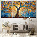 Yggdrasil Tree of Life Mosaic Stained Glass Wall Art,
