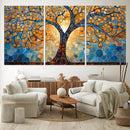 Yggdrasil Tree of Life Mosaic Stained Glass Wall Art, by MyGreatCanvas | Canvas Wall Art Prints | Photo Prints & Wall Decor