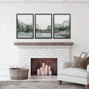 Yosemite Valley Triptych. US National Park Wall Art Prints by Wall Art Set