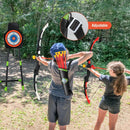 Youth Archery Bow Set with LED Light Up Bow and 20 Suction Cup Arrows for Kids by LJGDeals