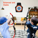 Youth Archery Bow Set with LED Light Up Bow and 20 Suction Cup Arrows for Kids by LJGDeals