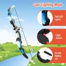 Youth Archery Bow Set with LED Light Up Bow and 20 Suction Cup Arrows for Kids by LJGDeals