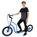 Youth Scooter with Adjustable Handlebar and 16/14-Inch Inflatable Wheels for Age 8+ Years Old by LJGDeals