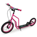 Youth Scooter with Adjustable Handlebar and 16/14-Inch Inflatable Wheels for Age 8+ Years Old by LJGDeals