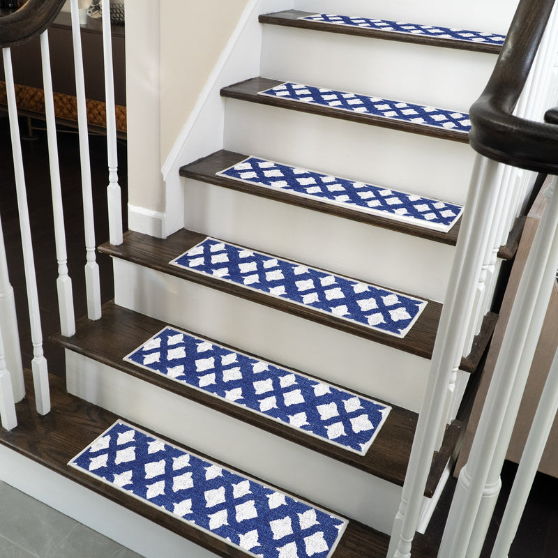 New Age Floral Design 9" X 28" Stair Treads