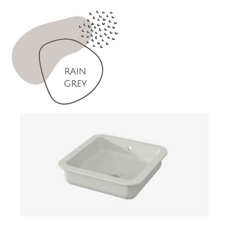 30DDALF Undermount Concrete Bathroom Sink