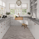 Gray 24x48 Matte Porcelain Large Format Tile (2 pack, 15.49 sq ft/case)