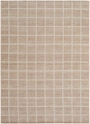 Anicet Checkered Washable Wool Area Rug