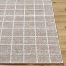 Anicet Checkered Washable Wool Area Rug