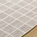 Anicet Checkered Washable Wool Area Rug