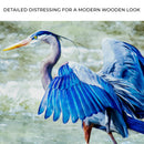 Beach Blue Heron Canvas Wall Art II