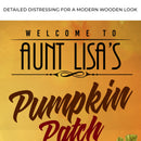 Pumpkin Patch Sign VII