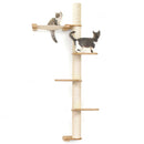 The Crow's Nest - A Wall Cat Scratcher with Hammock
