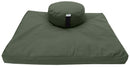Meditation Cushion Set Zafu and Zabuton - Cotton ..Made in USA