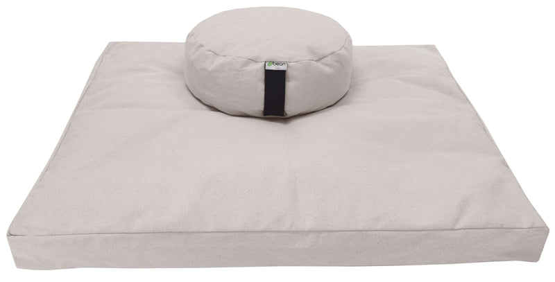 Meditation Cushion Set Zafu and Zabuton - Cotton ..Made in USA