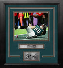 Zach Ertz Philadelphia Eagles Super Bowl LII Touchdown 8" x 10" Framed Football Photo with Engraved Autograph by Dynasty Sports & Framing