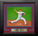 Zack Wheeler in Action Philadelphia Phillies 8" x 10" Framed Baseball Photo by Dynasty Sports & Framing