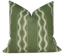 Zanzibar Pillow Cover in Green, Peter Dunham Textiles