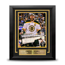 Zdeno Chara Hoists The Stanley Cup Boston Bruins 8" x 10" Framed Hockey Photo by Dynasty Sports & Framing