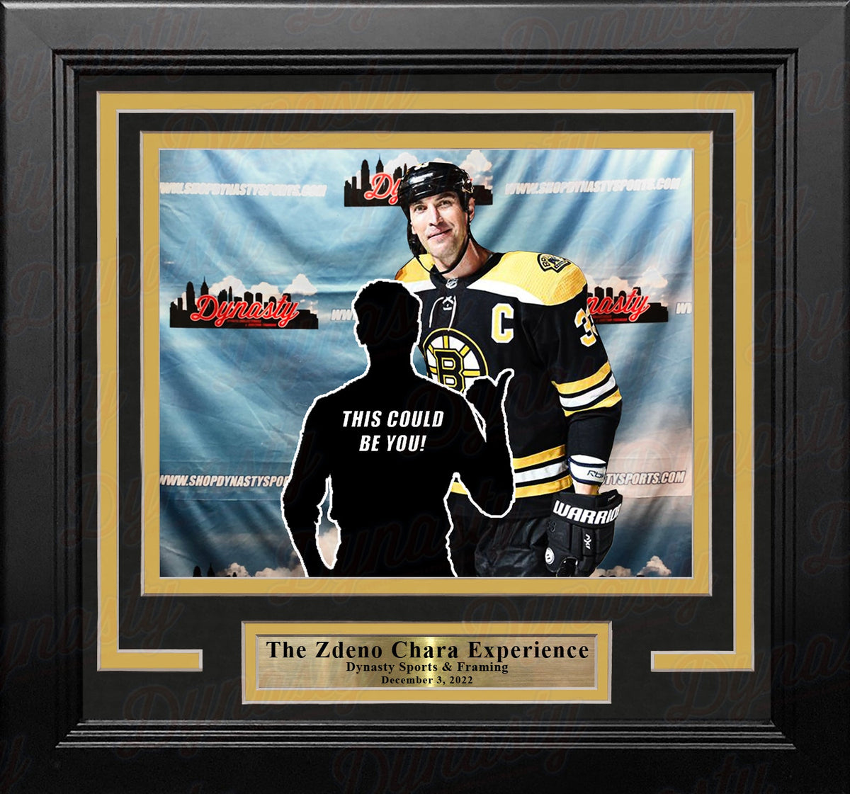 Zdeno Chara Boston Bruins Photo-Op Frame Kit (December 3, 2022)