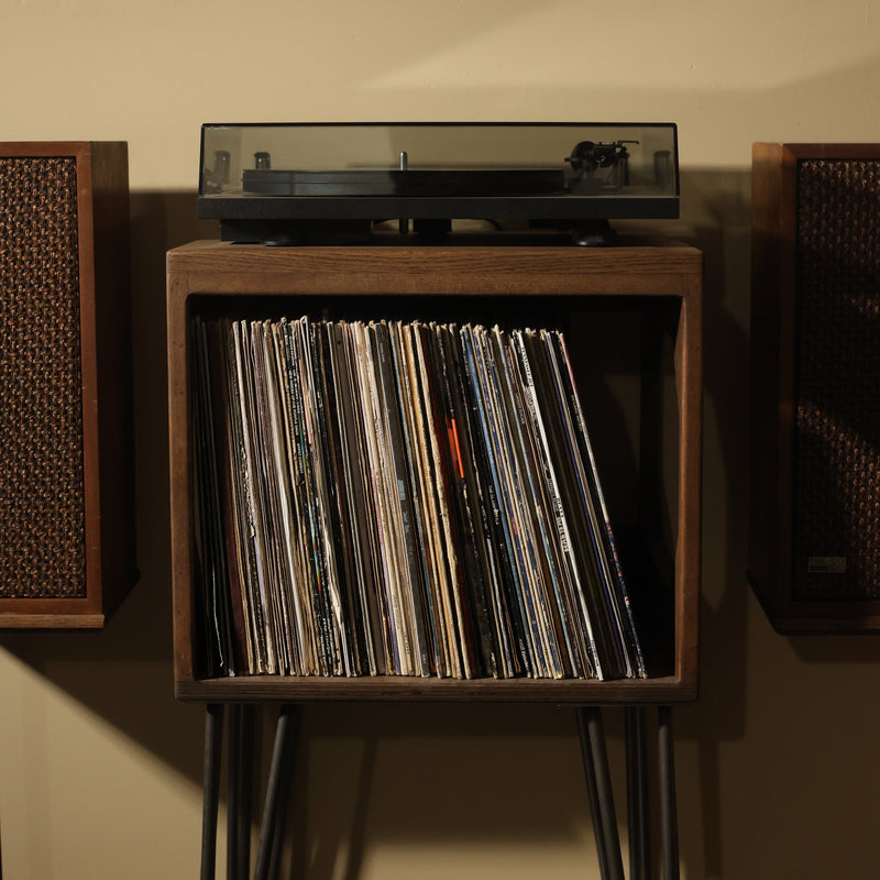 The Zenith Tallboy - Vinyl Record Storage Turntable Stand