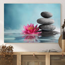 Zen Serenity Triptych Canvas Art, Lotus Flower and Balancing by MyGreatCanvas | Canvas Wall Art Prints | Photo Prints & Wall Decor