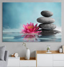 Zen Serenity Triptych Canvas Art, Lotus Flower and Balancing by MyGreatCanvas | Canvas Wall Art Prints | Photo Prints & Wall Decor